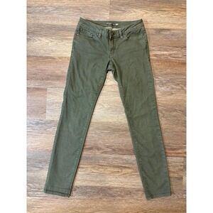 Prana‎ Skinny Jeans Dark Green Women's Size 4 / 27 Like New